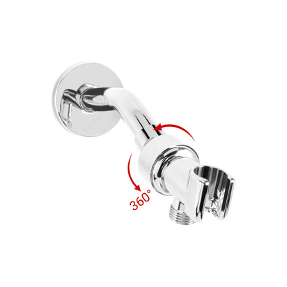 Handheld Shower Conversion Kit — Hose + 360° Bracket